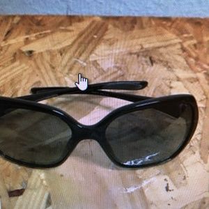 Ladies Oakley Black Polarized Sunglasses